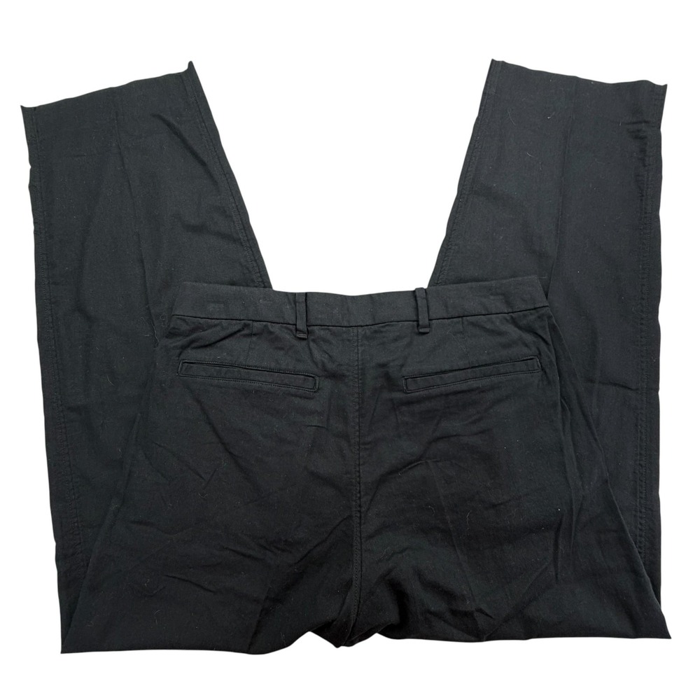 Abercrombie & Fitch Pants Mens 34 X 34 Black Chino Baggy Trouser Relaxed NWT $95